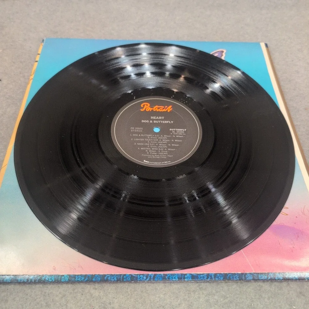 Heart Dog & Butterfly Vinyl LP 1978 Portrait Records PR 35555 Classic Rock - Picture 4 of 4